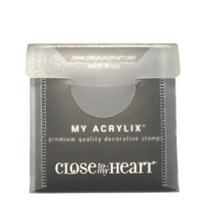 NEW Close to my Heart petite perks acrylix stamp- YAY